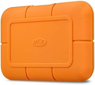 LaCie Rugged SSD 1To, Disque SSD externe, USB-C Thunderbolt 3, PC Mac iPad & iPhone, Data Rescue Service (STHR1000800)
