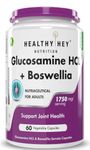 HealthyHey Nutrition Glucosamine HCL + Boswellia - Support Joint Health -60 capsules (Pack of 1)