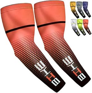 Sun Protection Compression Arm Sleeves for Men Women Youth, beister UV Cooling Cycling Arm Sleeves for Volleyball, Running, Athletic Sports, Basketball, Covering Arm Tattoos