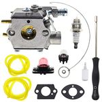 MOTOALL WT-629 Carburetor for Weed Eater Poulan Craftsman 530069651 530071332 530035349 530071638 String Trimmer with Fuel Filter Line Adjustment Tool