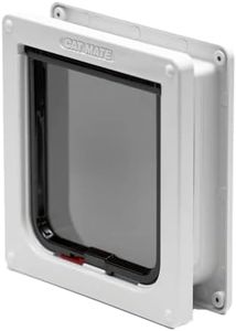 Cat Mate PetMate Lockable cat Flap with Door Liner 50mm, White