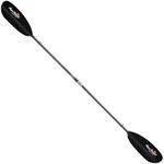 AQUA BOUND Sting Ray Carbon Kayak Paddle - Carbon Shaft/Carbon Blade, 2 Piece (Versa-Lok), Black, 230-245 cm