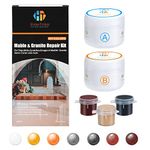 Quartz Countertop Repair Kit& Bathtub Repair Kit(Color Match),Porcelain Repair kit, Granite Epoxy for Marble Granite Quartz Corian Porcelain Tiles and Stones, Restore Countertops