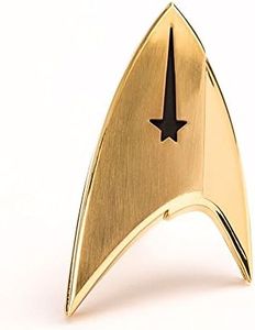 Quantum Mechanix- James T. Kirk Star Trek-Badge Insegna: Comando, Multicolore, Taglia Unica, Abysse Corp_BIJQMX001