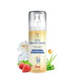 TNW-THE NATURAL WASH Sunscreen Spray | Face & Body Sunscreen for Men & Women | SPF 50 with Niacinamide & White Rose Extract | For Sun Protection Against UVA/UVB | With SPF 50 & PA+++