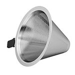 Coffee Gator Micro-mesh Stainless Steel Coffee Filter - for Coffee Gator 800ml Pour Over Brewers - Fits Most Tea and Coffee Cups