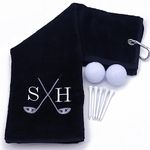 The T-Shirt Barnicle Personalised Embroidered Golf Towel