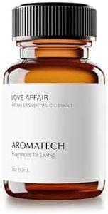 AromaTech Love Affair Aroma Essential Oil Blend: Luxury Hotel Inspired Aromatherapy with Jasmine, Saffron, Cedar & Amber for Ultrasonic Diffusers & Nebulizers (60 mL)