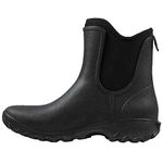 BOGS Women's Sauvie Slip on Boot Waterproof Garden Rain, Black, 9