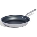 Made In Cookware - ProCoat 12" Non Stick Frying Pan (Graphite) - 5 Ply Stainless Clad Nonstick - Professional Cookware - Made in USA - Induction Compatible