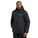 Peter Storm Men's Blisco II Insulated Jacket with Hood and 2 Pockets, Water Repellent and Lightweight Men's Jacket (L, Black)