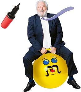 WALIKI Adult Size Hopper Ball | Like A BOSS | Hippity Hop | Hopping Hop Ball | Jumping Ball | Yellow