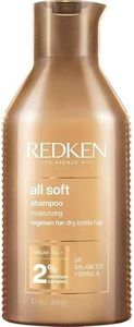 Redken All Soft Shampoo | Deeply Moisturizes and Hydrates | Softens, Smooths, and Adds Shine | Safe for Color-Treated Hair | Nourishing Shampoo for Dry Hair | With Argan Oil