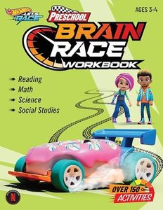 Hot Wheels Brain Race Preschool Workbook