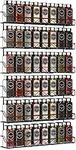 Wall Mount Spice Rack Organizer 2 Pack, 3-Tier Counter-top Stand Wall Mounted Hanging Spice Shelf Storage for Kitchen Cabinet, Cupboard, Pantry Door or Shower Cosmetic