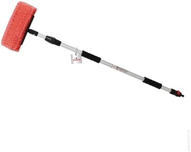 NIGRIN Brosse de Lavage télescopique pour Caravane, Voiture, Camion, Bus, Van, Camping-Car - Manche télescopique Extensible de 105 à 180 cm