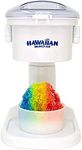 Hawaiian Shaved Ice Kid-Friendly S700 Classic Snow Cone and Shaved Ice Machine with Instruction Manual, Tip Card, and 1-year Manufacturer’s Warranty, 120V, White