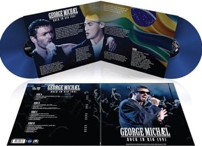 Rock in Rio 1991-180 grams blue transparent vinyl, 12 inch gatefold sleeve