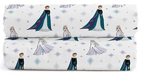 Jay Franco Disney Frozen Role Play 100% Cotton Double Fitted Sheets - 2 Pack