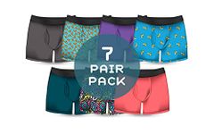 A Weeks Worth Men's Boxer Brief 7 Pair Pack (XLarge)