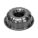 Cake Pan, 10 Inch Fluted Tube Cake Pans for baking, Non-Stick Bakeware for Bavarois, Brownie, Jello, Flan, Meatloaf (Black)