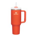 Stanley Quencher H2.0 FlowState Stainless Steel Vacuum Insulated Tumbler with Lid and Straw for Water, Iced Tea or Coffee, Smoothie and More, Tigerlily, 40 OZ / 1.18 L