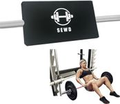 Turns Any Squat Rack into Hip Thrust Machine by SEWD – Hip Thrust Bench Back Pad Fits Olympic Barbell Bar – Multifunctional Workout Pad for Hip Thrust, Bench Press, Plank, Glute Bridge and Push Ups.