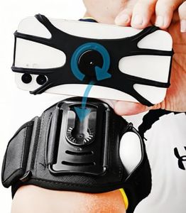BGGCHEECA Running Phone Holder【Armband】 Detachable 360°Rotatable Compatible for iPhone 15/14/13/Pro Max/Pro Men Women Fits 4.5-7 Inch, Zipper Slot Earphone case & Car Key Holder Hiking Biking by-W