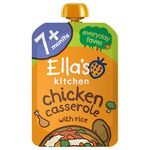 Ella's Kitchen Organic Chick-Chick Chicken Casserole with Rice From 7 Month, 130g