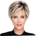 Short Light Brown Wig Chemical Fibe