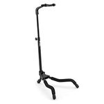 Tiger GST15-BK Folding Guitar Stand in Black – for Acoustic Guitar, Classical Guitar, Electric Guitar, Bass Guitar