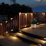 GIGALUMI Solar Deck Lights Outdoor, 20 Pack Solar Step Lights