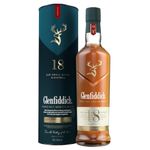 GLENFIDDICH 18 Year Old Single Malt Scotch Whisky - Refined Elegance - Oak, Baked Apple, Cinnamon - Matured In Oloroso Sherry & Bourbon Casks - Small Batch - Product Of Scotland - 40% ABV - 70 cl