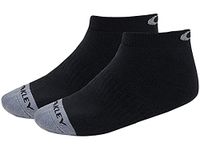 Oakley Men's 5-Pack No Show Socks, Black, Large