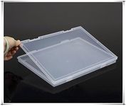 Portable A4 File Box Transparent Pl