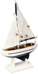 Hampton Nautical Blue Sailboat Christmas Tree Ornament 9" - Decorative Model Boat - Nautical Christmas Tree Decoration