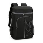 JANSBEN 20L Cooler Backpack, Insulated Picnic Backpack with Bottle Opener, Leakproof Waterproof Cool Bag Thermal Rucksack for Work, Beach, Camping, BBQ, Men & Women