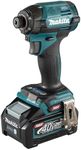 Makita TD002GD202 40V Max Li-ion XGT Brushless Impact Driver complete with 2 x 2.5 Ah Batteries and Charger supplied in a Carry Case