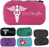 Personalized Stethoscope Case Custom Name Nurse Stethoscope Hard Carrying Lightweight Storage with Mesh Pocket Gift for RN, Doctor,Medical Assistant