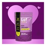 Lo! Foods - Dark Keto Chocolates Bites | Bite sized for portion control | Zero Added Sugar Keto Sweets | No Added Sugar |Valentine's Chocolate Gift of Dark Chocolates - 90g