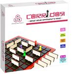 NSK Traders Corridor Board Game For Kids,Adults,Family|Interesting Mind Game For Home,Travel|Pine Wood|Super Fun To Play|Age: 8+ (Smart Kids 4+ Years)|2-4 Players|Durable&Long-Lasting