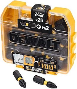 DEWALT Extreme FLEXTORQ 25pc Set PH2 25 mm in Small Bulk Storage Case