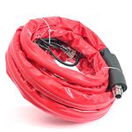 25FT -40°F 5/8-Inch ID Heated Drinking Water Hose with Energy-Saving Thermostat Water Line Freeze Protection for Rvs