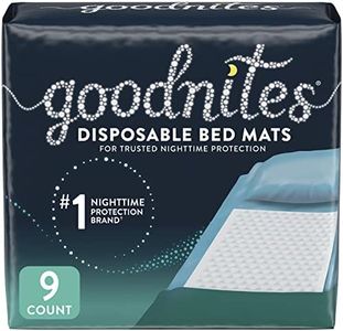 GoodNites Disposable Bed Mats 9 Count