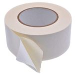 JKG® STRONG DOUBLE SIDED TAPE - 48mm x 10m - HEAVY DUTY - Mounting Adhesive Tape, White (2" width tape)