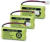 BAOBIAN BT18433 BT28433 Cordless Phone Battery Compatible with AT&T/Lucent BT-18433 BT-184342 BT-28433 BT-284342 BT-6010 BT-8000 BT-8001 BT-8300 Empire CPH-515D CPH515D 2.4V 550mAh Ni-MH(Pack of 3)