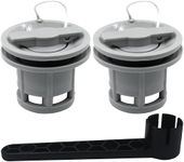 Kayak Boat Air Valve, 2Pcs 6 Groove Air Plugs Air Valve with Wrench, Universal Double Seal Air Gas Valve Cap Replacements for Inflatable Boat Raft Dinghy Kayak Canoe Rafts