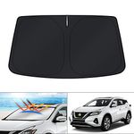 KUST Custom Fit Windshield Sun Shade for Nissan Murano Accessories 2015-2024 Sunshade Sun Visor Protector Foldable Blocks UV Rays Keep Your Car Cooler