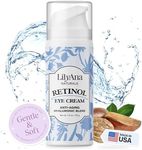 LilyAna Naturals Eye Cream - Eye Cream for Dark Circles and Puffiness, Under Eye Cream, Anti Aging Eye Cream Reduce Fine Lines and Wrinkles (1.0 Ounce, Retinol)