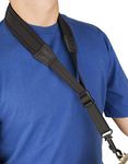 Protec 20" (Junior) Padded Neoprene Saxophone Neck Strap with Plastic Swivel Snap (Black), Model N311P